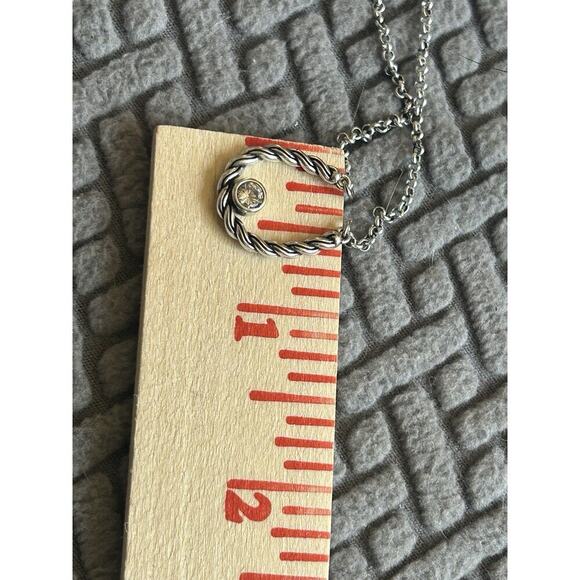 Montana Silversmiths Horse Shoe & Crystal Earrings And Necklace Jewelry Set - Picture 4 of 6